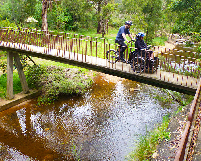 Bike Riding at Blackwood Special Schools Outdoor Education Centre