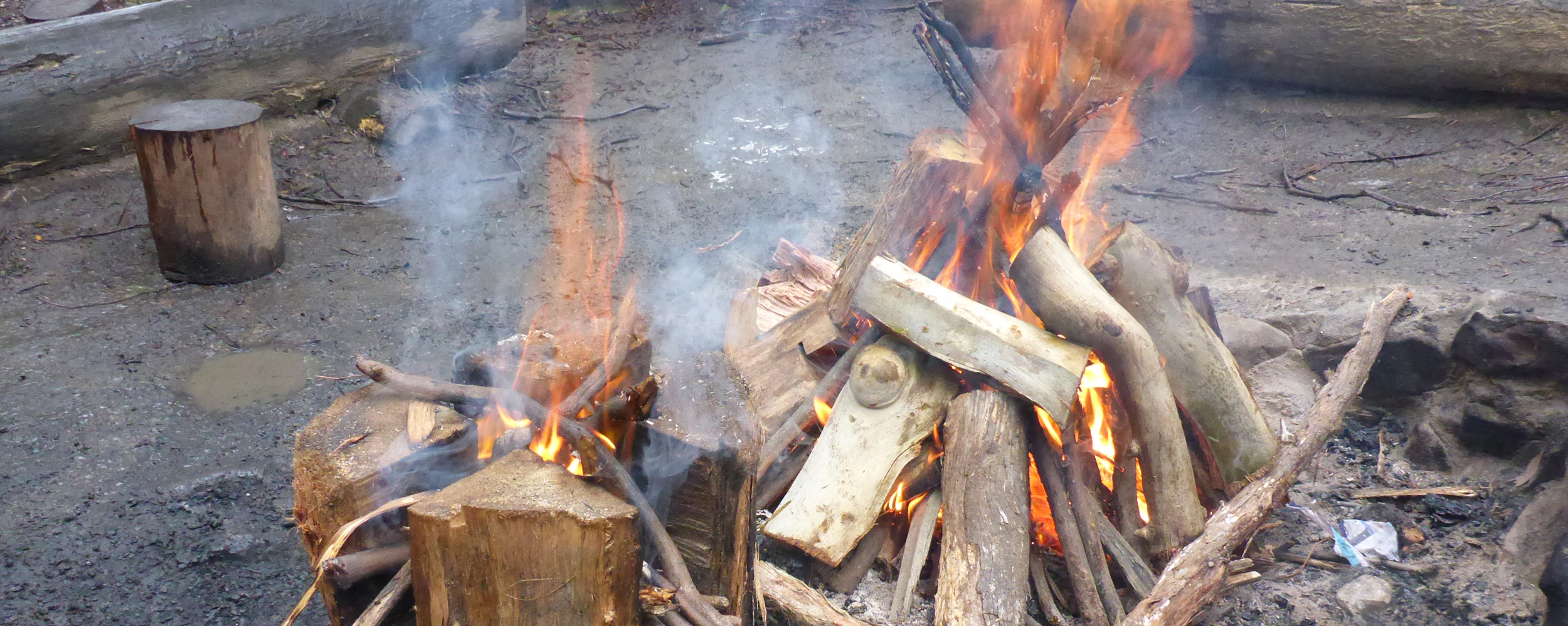 Anytime is a great time to sit around the campfire